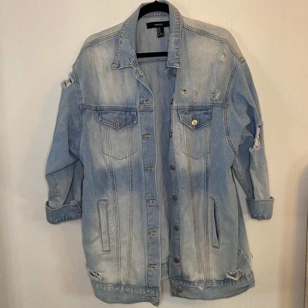 OVERSIZED PAINTERS DENIM JACKET